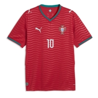 Camiseta Portugal Bernardo Silva #10 Primera Equipación Replica Mundial 2026 mangas cortas